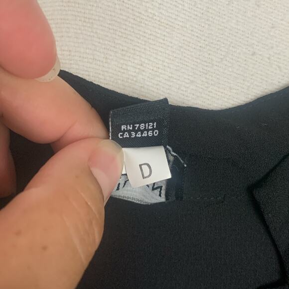 Eileen Fisher women's small medium black silk two piece set top bottoms - Picture 12 of 15